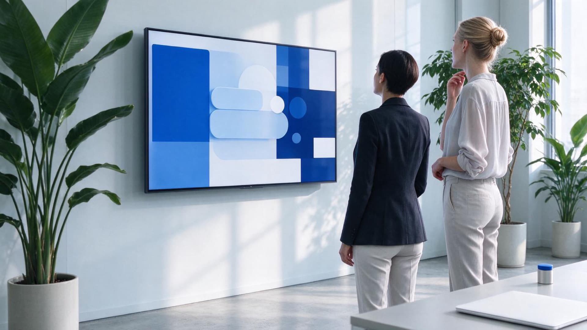 Illustration: reviewing a digital interface